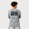 Pommel Horse Hater Tee Light Asphalt – Pure Gymnastics Statement-Shirt
