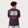 Pommel Horse Hater Tee Plum Purple – Pure Gymnastics Statement-Shirt