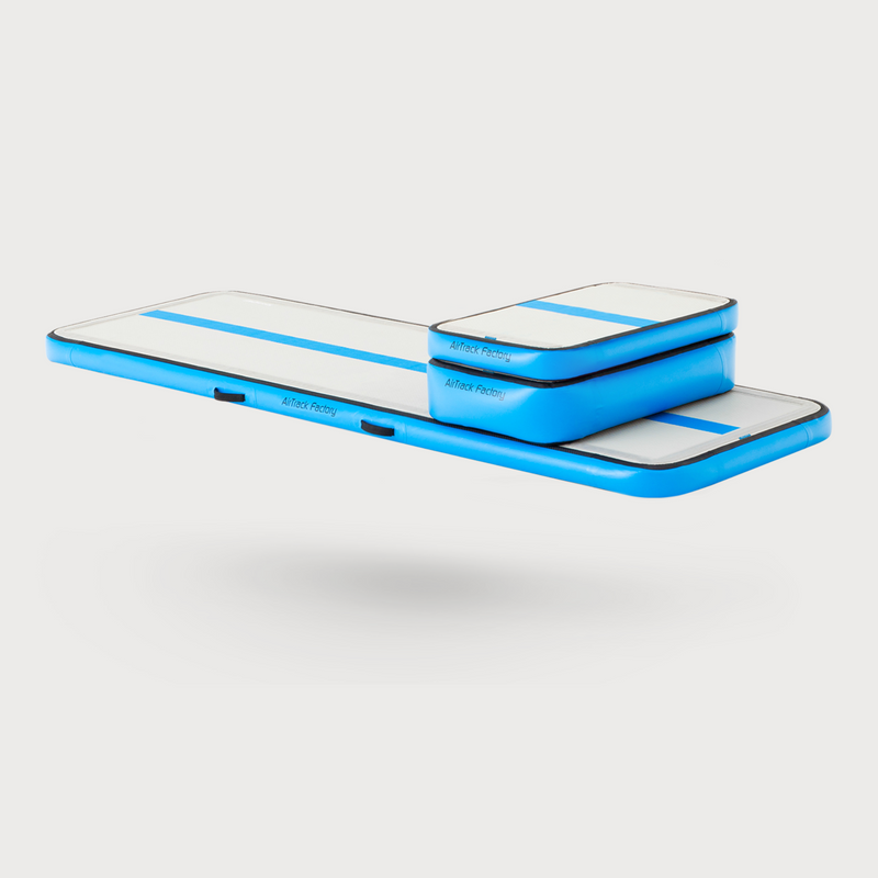 AirTrack Training Set in Blau-Grau mit AirTrack, AirBlock und AirBoard